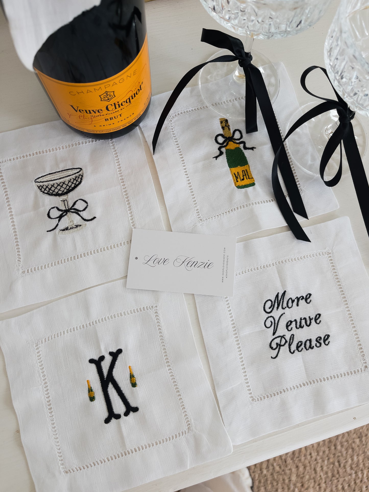 Champagne Cocktail Napkin Set