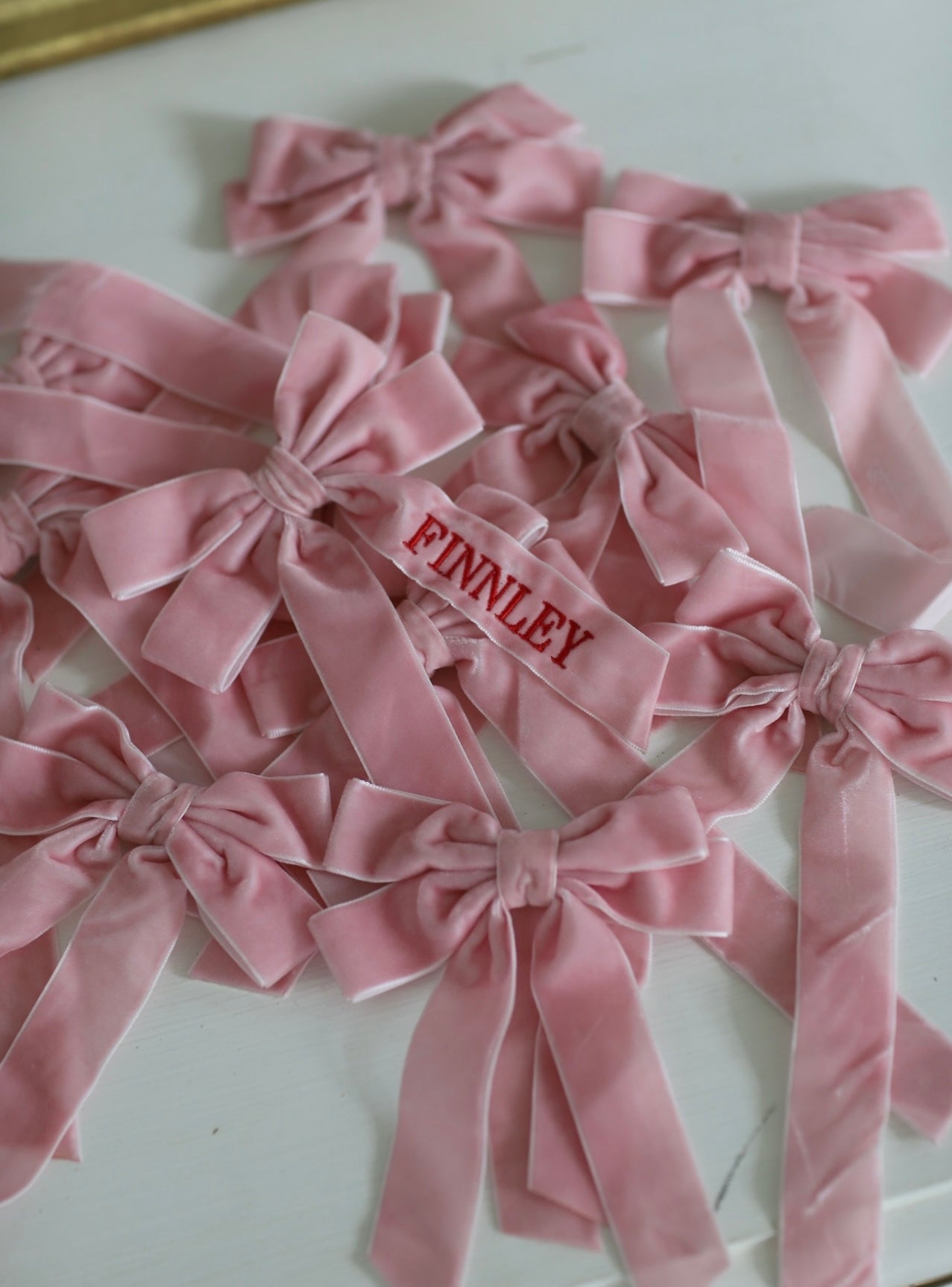 Custom Velvet Bow