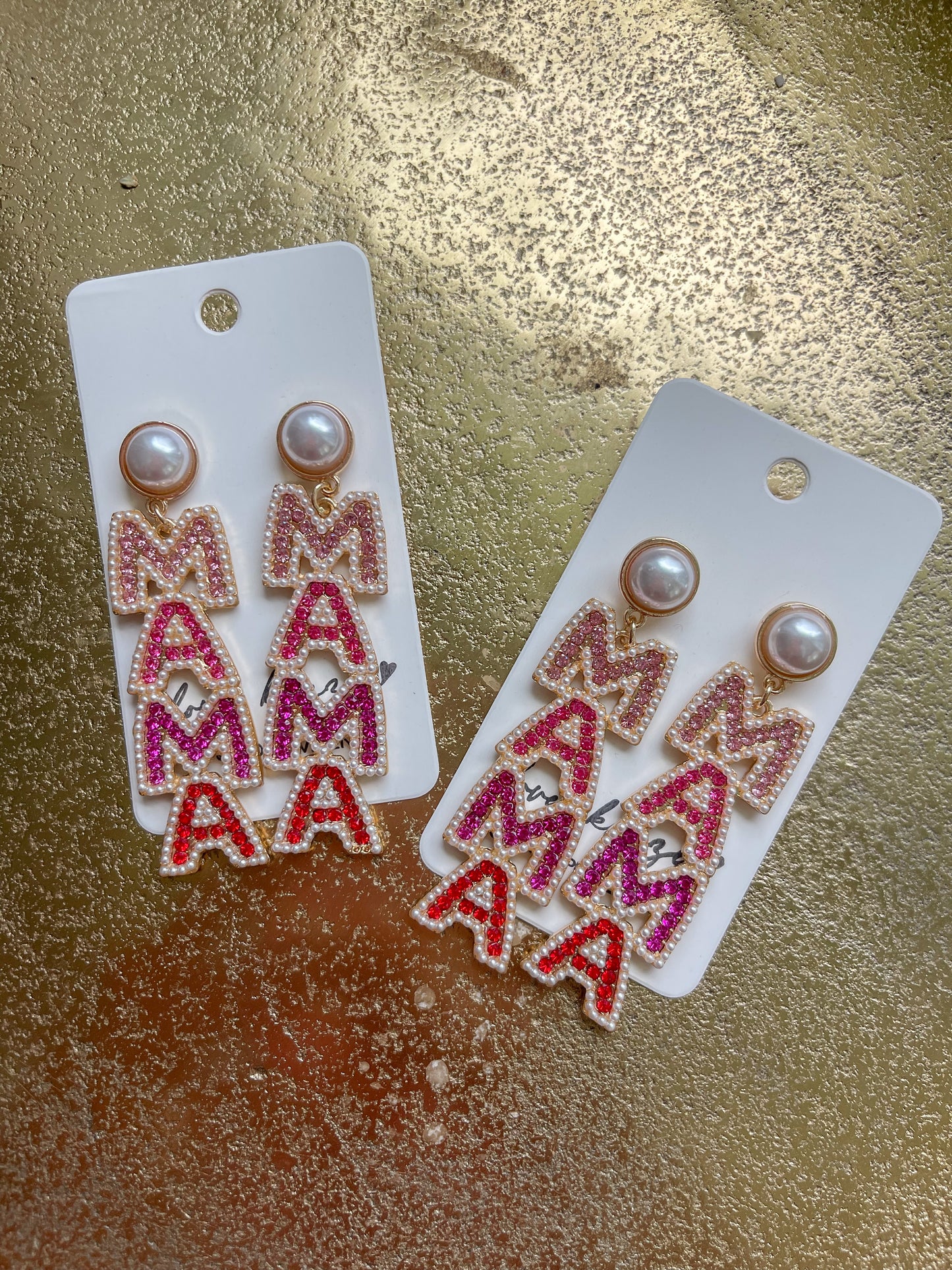 Beaded Mama Earring