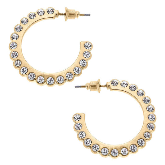 Chloe Scalloped Hoops