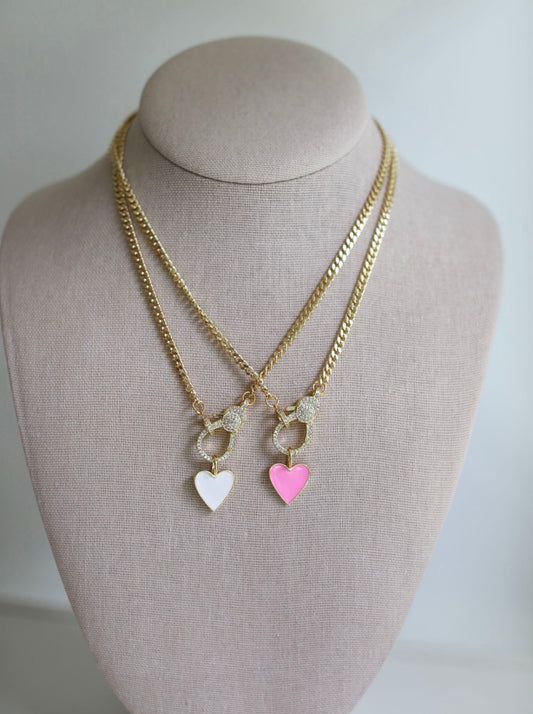 Heart Clasp Necklace